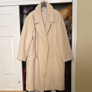 Zara Cream Trench Coat for Women